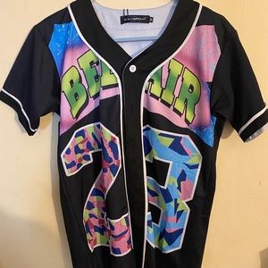 Mr. Bao Long & Miss Go BelAir #23 Baseball Jordan Jersey Shirt New With Tags Med